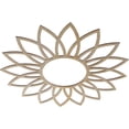 thumbnail image 2 of Ekena Millwork 40"OD x 13 1/4"ID x 1/4"T Daisy Wood Fretwork Pierced Ceiling Medallion, Birch, 2 of 3