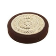 thumbnail image 4 of Coussin de Siège Rond Respirant pour Méditation, Coussin de Sol pour Café 40cmx10cm, 4 of 9