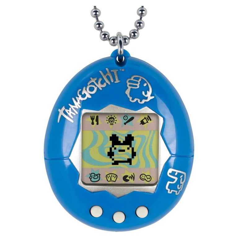 Original Tamagotchi 本体 ブルー Original Tamagotchi - Blue with Silver Electronic Pet - Walmart.com