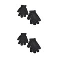 thumbnail image 2 of Jumpingount 1 par de guantes para niños, tejido de invierno para manualidades, cubierta para los dedos, accesorio de ropa, guante de punto con Negro 2piezas, 2 of 6