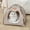 Khaki, variant on YHAICO Pet Bed Cute Hello Kitty Dog Bed Four-Season Semi-Enclosed Pet Tent House for Small Dogs Cats Teddy Tent Dog House Washable and Waterproof Outdoor Cats Bed