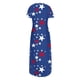 thumbnail image 4 of Vestidos de Verano de Mujer Casual Cuello Redondo Bolsillos de Manga Corta Impresión Vestido Largo, Vestido Ligero de Poliéster para Diario, Fiesta Y Primavera, 4 of 6