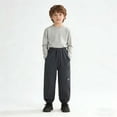 thumbnail image 4 of Boys Winter Thermal Windproof Pants Outdoor Adventure Fleece Lined Trousers For Kids Cold Weather Play, 4 of 4