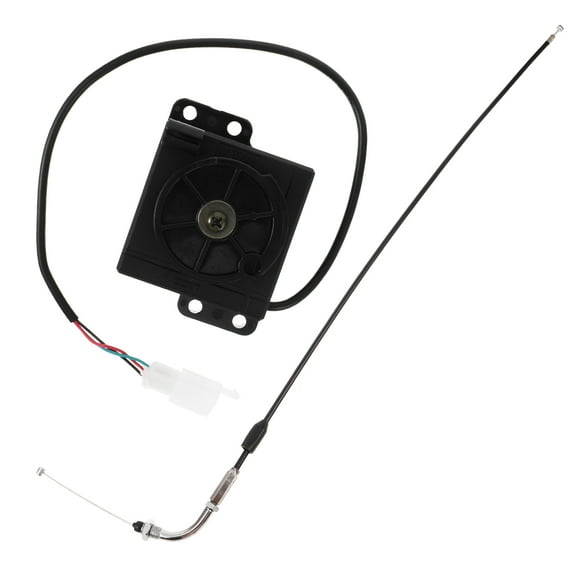 FUTUREORYY Go Kart Throttle Cable 1 Set Black ABS for Enhanced Performance and Control