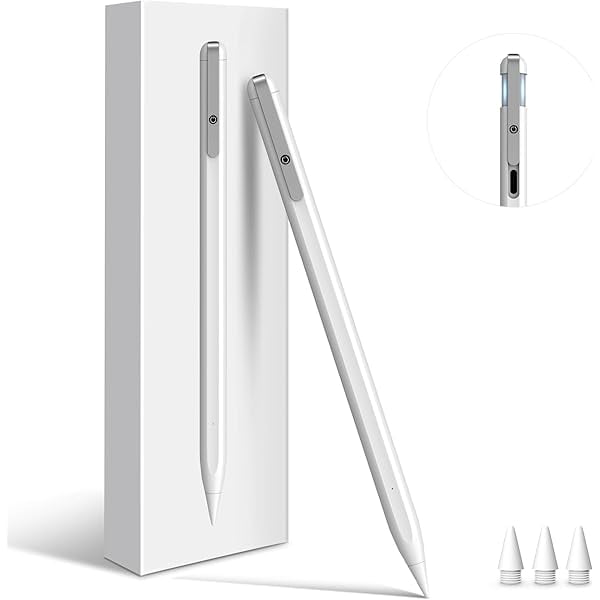 wonima11 Stylus Pen for iPad Pencil, Alternative to Apple Pencil USB-C, 13 mins Fast Charging for Apple Pencil 10th Generation Pencil, Compatible with iPad 6/7/8/9/10, Air 3/4/5, Mini 5/6, Pro12.9&11"