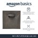 thumbnail image 5 of Amazon Basics - Cubos de almacenamiento plegables de tela con asas, 10.5 x 10.5 x 11 pulgadas, color gris, paquete de 6, 5 of 5