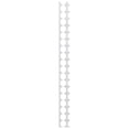 thumbnail image 3 of Ekena Millwork 94"H x 1/8"T Pandora Adjustable Acrylic Decorative Slat Wall Panel Kit, White (contains 16 Slats + 1 Straight Edge Starter Slat), 3 of 11
