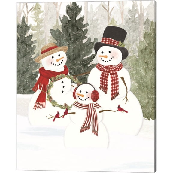 Great Art Now Christmas in the Woods Portrait IV by Tara Reed, Canvas Wall Art, 16W x 20H