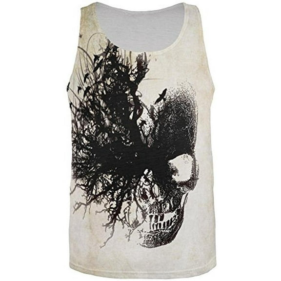 Dreaming Skull All Over Mens Tank Top Multi LG