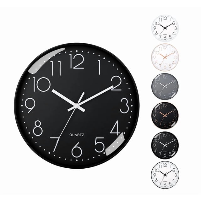 Reloj De Pared Digital Moderno De 30 Cm Moderno Y Silencioso
