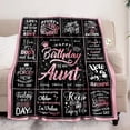 thumbnail image 4 of Daughter Birthday Gifts, Birthday Gifts Blankets for Daughter, Happy Birthday Gifts for Daughter Adult from Mom, Unique Daughter Birthday Gifts Ideas Throw Blanket 60x50 Inches, 4 of 5