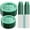 Green Glitter, variant on 210 PCS Thanksgiving Gold Plastic Plates, Thanksgiving Plastic Dinnerware Sets, Includes: 30 Dinner Plates, 30 Salad Plates, 30 Pre Rolled Napkins with Gold Silverware and 30 Cups 9 OZ