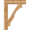 thumbnail image 3 of Ekena Millwork 6"W x 34"D x 46"H Balboa Block Rough Sawn Bracket, Western Red Cedar, 3 of 4