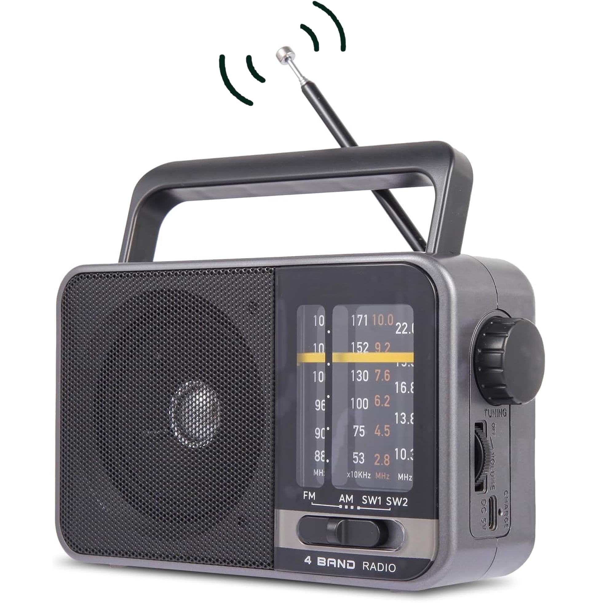 Panasonic RF-2400D Digital (Not Dab) AM/FM Portable Radio AC/DC With - View #12