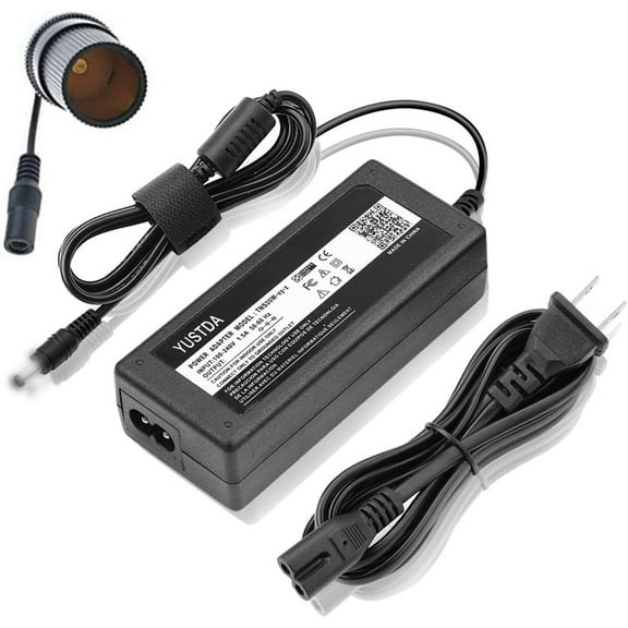 Yustda 120V to 12V 4A 48W 12VDC AC/DC Adapter   Cigarette Lighter Plug Socket Compatible with Car Auto RV Camper 12 Volts Sunforce A/C Power Electrical Converter Home 5A Power Supply Cord Charger