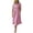 *Pink, variant on VBVC Women's Striped Button Down Shirt Dress , Summer Collared Midi Dress For Women , Ladies' Short Sleeve Loose Fit Dress with Pockets,Black,S-5XL