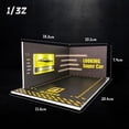thumbnail image 3 of Diorama 1/32 Car Garage Parking Lot  Model LED Lighting PVC Garage DIY Scene DieCast Car Model For Children  Christmas present, 3 of 5