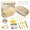 2 Oval Gift Set, variant on Sourdough Starter Kit Banneton Bread Proofing Baskets Set Baking Supplies Making Tools With Dough Scraper Whisk Lame Recipe