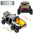 thumbnail image 4 of Camioneta de juguete reacondicionada 6x6 YONGSHENG modelo de coche todoterreno camiones monstruo a Escala 1/24 con sonido y luz para niños, 4 of 5