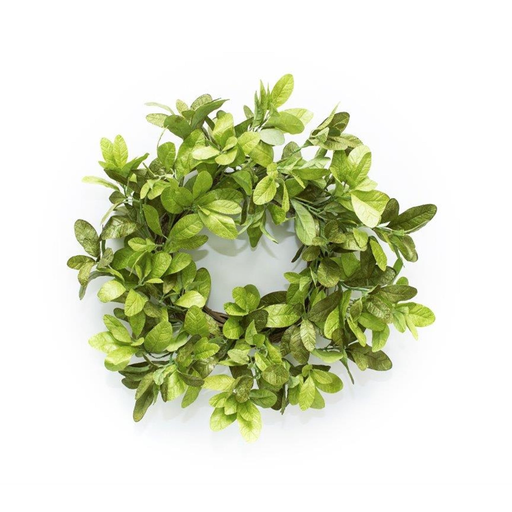Foliage Wreath 21.5"D Polyester