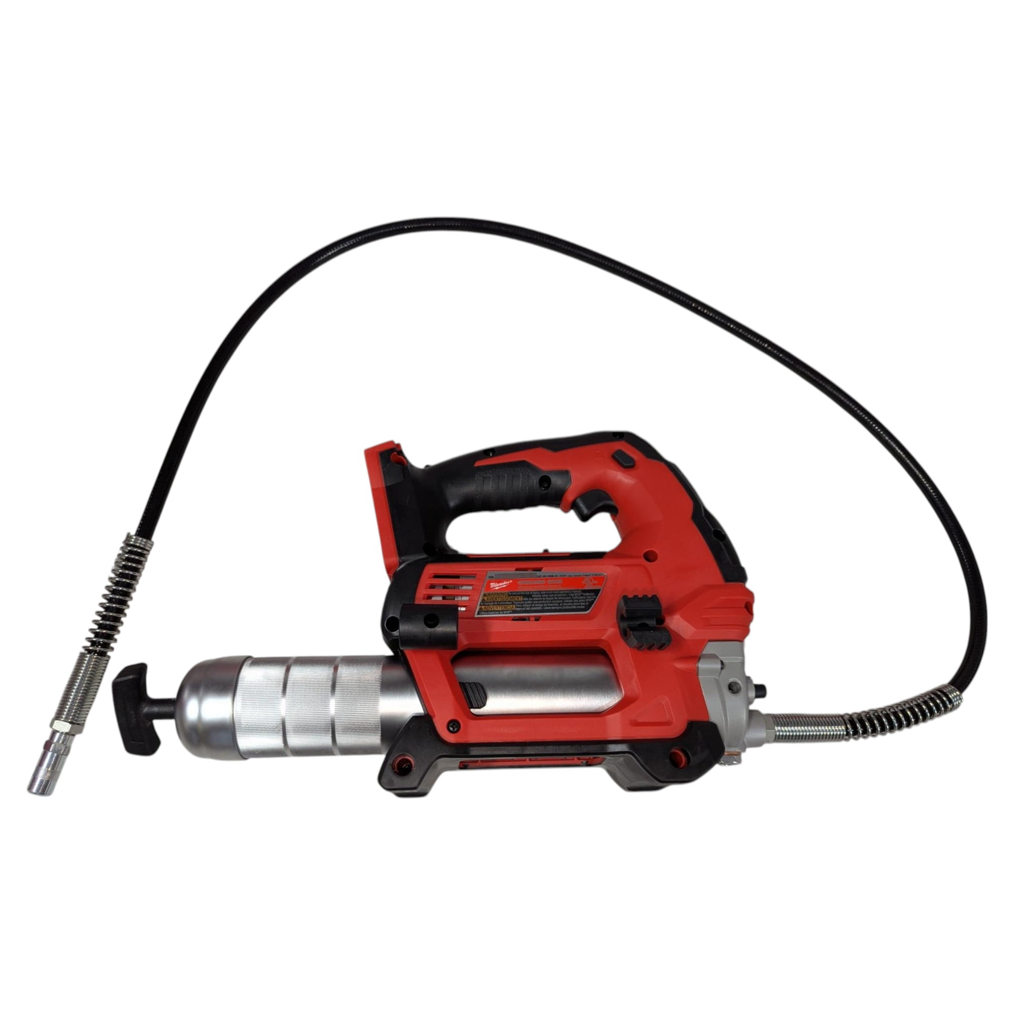 Milwaukee 2646-20 M18 Cordless 2-Speed Grease Gun – 10,000 PSI, Pre-Set Grease Counter, 48" Hose, LED Light, M18 Battery Compatible  (Bare Tool)