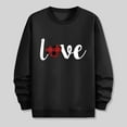 thumbnail image 5 of PNTUTB Fashion Valentine's Day Casual Print Long Sleeves Crew Neck Pullover Loose Comfort Sweatshirts for Men, 5 of 6