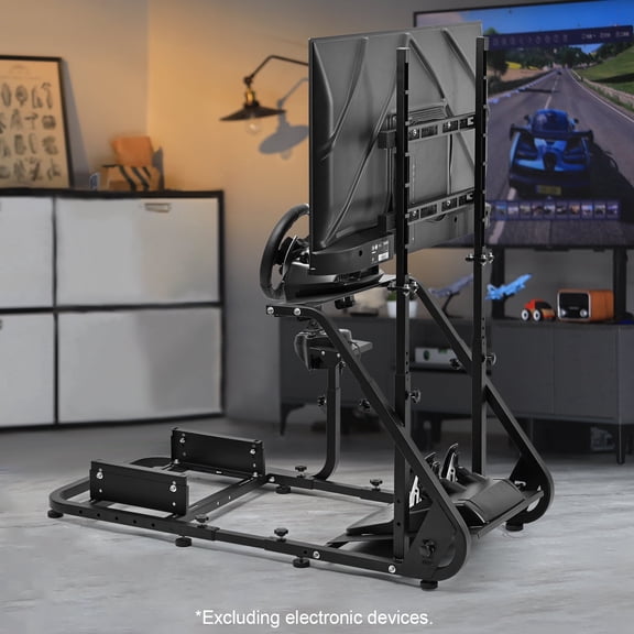 Marada Racing Simulator Cockpit with Monitor Stand Compatible with Logitech G920 G923 G29