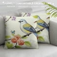 thumbnail image 3 of COMIO  Outdoor Bird Decorative Throw Pillowcase, Bird Flower Both Sides Printed Spring Cushion Patio for Home Couch Sofa Decor, 3 of 5