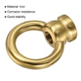 thumbnail image 4 of Unique Bargains 50kg Max Load M10 Thread Ring Female Chandeliers Loop Eye Nut Bronze, 4 of 5