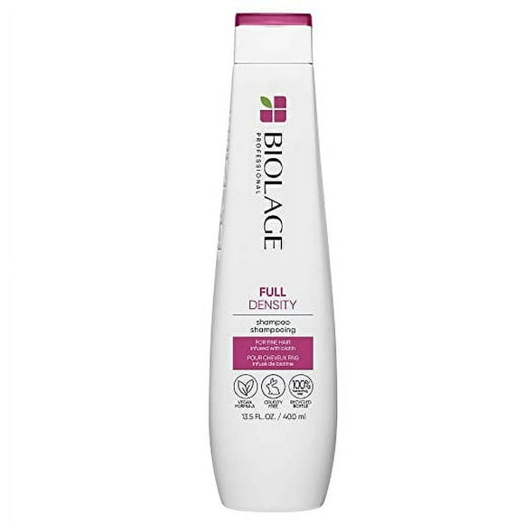 BIOLAGE Full Density Thickening Shampoo | For Fuller & Thicker Hair | With Biotin | For Thin & Fine Hair | Paraben & Silicone Free | Vegan | 13.5 Fl. Oz.