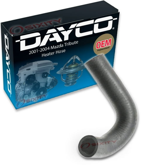 Dayco Water Pump To Intake Manifold HVAC Heater Hose compatible with Mazda Tribute 3.0L V6 2001-2004
