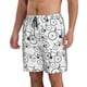 thumbnail image 2 of Fotbe Bicycle Trajes de Baño Estampados para Hombre, Shorts de Verano de Secado Rápido, Ropa de Playa, Bañadores-Small, 2 of 6