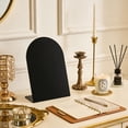 thumbnail image 7 of Yhmxh Desk Magnetic Bulletin Board Arched Top Metal Tabletop Memo Souvenir/Photos Display Board Magnet Display Stand for Home Kitchen Menu Table Office Supplies 7.87"x11.02", 7 of 7