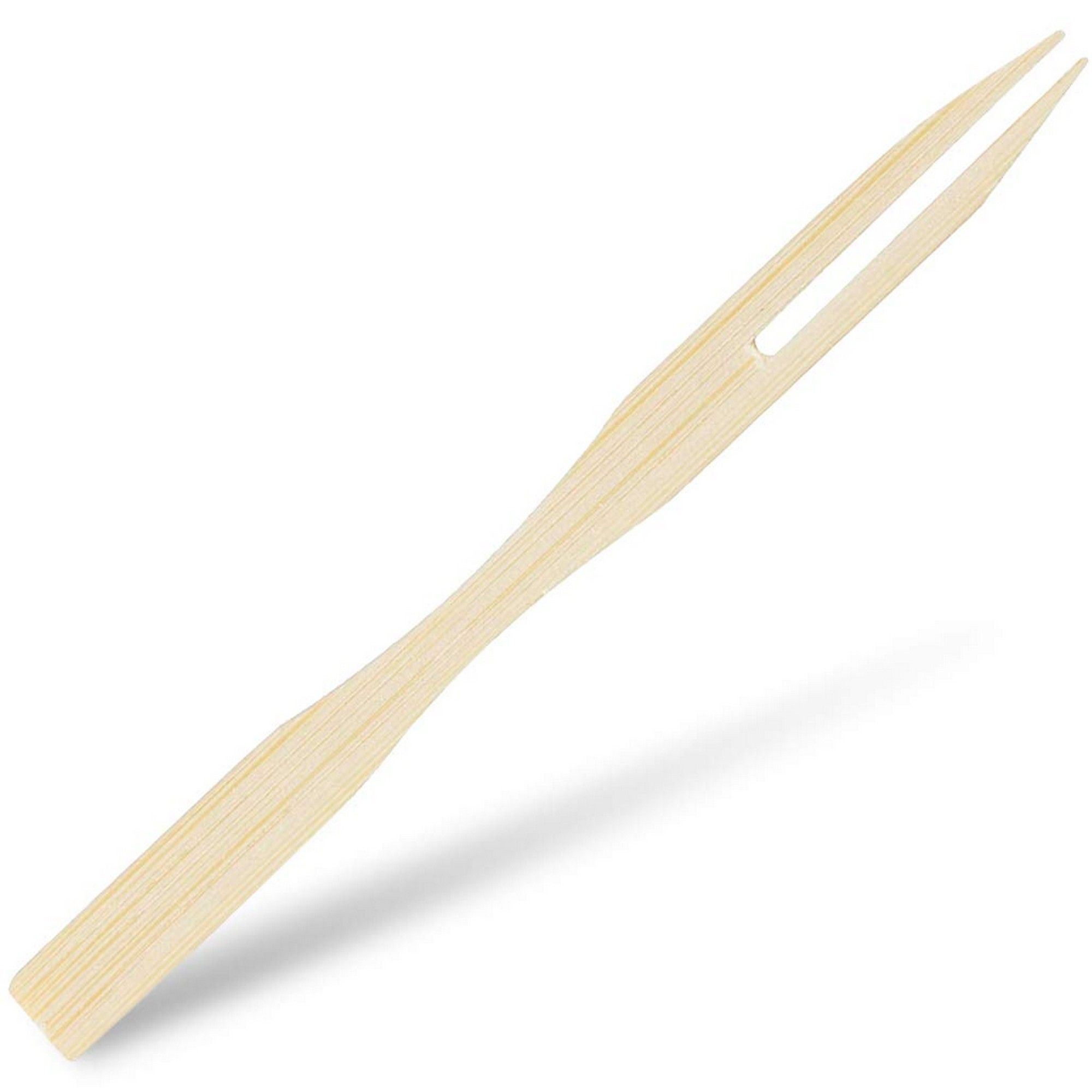 Bamboo Forks 400Pack Disposable Fruit Forks, Natural Bamboo Picks