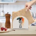 thumbnail image 2 of Yayeee Napkin Holder for Table Kitchen Paper Tissue Organization, White Astronaut, 2 of 8