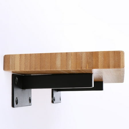 

XWQ Support Bracket T-type Strong Bearing Stainless Steel Wall Mounted Shelf Table Support Carrier Rod for Living Room