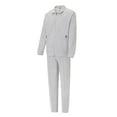 thumbnail image 4 of FOCUSNORM Men’s 2 Piece Tracksuit Set Long Sleeve Zip Up Waffle Jacket + Pants Set Loungewear Sweatsuit, 4 of 9
