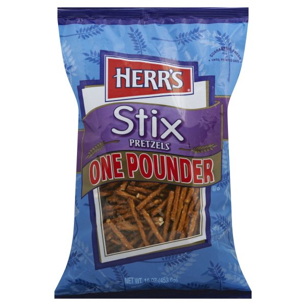 Herr's CholesterolFree Stix Pretzels, 16 Oz.