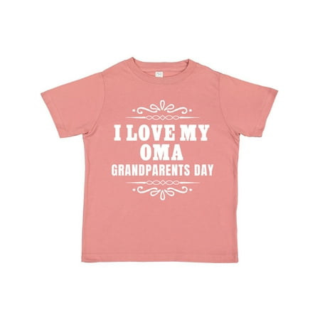

Inktastic Grandparents Day I Love My Oma Gift Toddler Boy or Toddler Girl T-Shirt