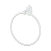 Mainstays Oval Style Steel Towel Holder Ring, White