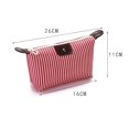 thumbnail image 4 of Bolsas de cosméticos con rayas de nailon, neceser de viaje con forma de bola de masa hervida rojo Ehuebsd Cuidado Belleza, 4 of 4