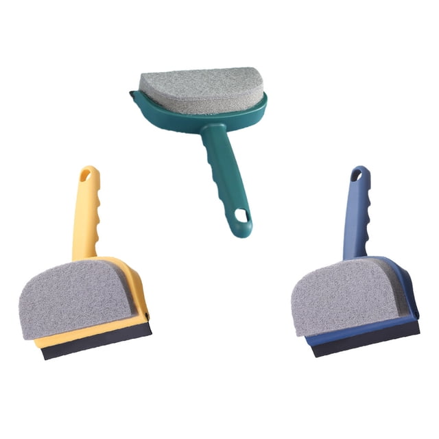 3 piezas de escobilla de goma profesional para limpieza de vidrio de cocina, cepillo de limpieza para baño