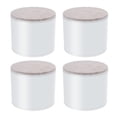 thumbnail image 2 of GUOOL 4 Pcs. Extensions de Meubles Rondes, Extensions de Meubles Lourds, Placards Hauteur Blanc 80x52mm, 2 of 9