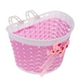 thumbnail image 2 of 2Pcs Kids Bike Basket, Ages 3-12, Kid's Bike Basket Kids Bike Accessories, 6 x 5.5 x 5.3inch, Blue,Pink, 2 of 6