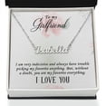 thumbnail image 2 of Custom Name Necklace - I am Indecisive Girlfriend, 2 of 10