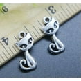 thumbnail image 5 of U8MO 20/50/100x Retro Cute Cat Alloy Charms PendantS for Jewelry Making DIY 17*9mm-20pcs, 5 of 8