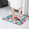 thumbnail image 4 of Pioneer Flower Floral Print Flannel Non Slip Door Rugs,Washable Door Mats Indoor,Decorative Door Mats,Dirt-Resistant and Absorbent Doormat for Entrance,Bedroom,Kitchen,Bathroom,31.5"x17", 4 of 4