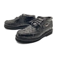 thumbnail image 5 of The Western Shops Mens Embossed Crocodile Ostrich Print Leather Lace Up Shoe, 5 of 6