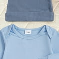 thumbnail image 6 of HCNTES Boy Clothes Toddler Baby Boys Summer Outfits Set Sleeveless Cute Print T-Shirt Shorts Set 3 Months-4T Size 3-6 Months,z1-Blue, 6 of 6