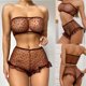 thumbnail image 1 of Gobao Love patrón de encaje mujeres Sexy lencería sujetador + tanga pijamas ropa interior conjuntopangjing, 1 of 3